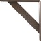Ekena Millwork Traditional Steel Bracket, Hammered Brown 2"W x 12"D x 12"H BKTM02X12X12TRHBR - alternate 8
